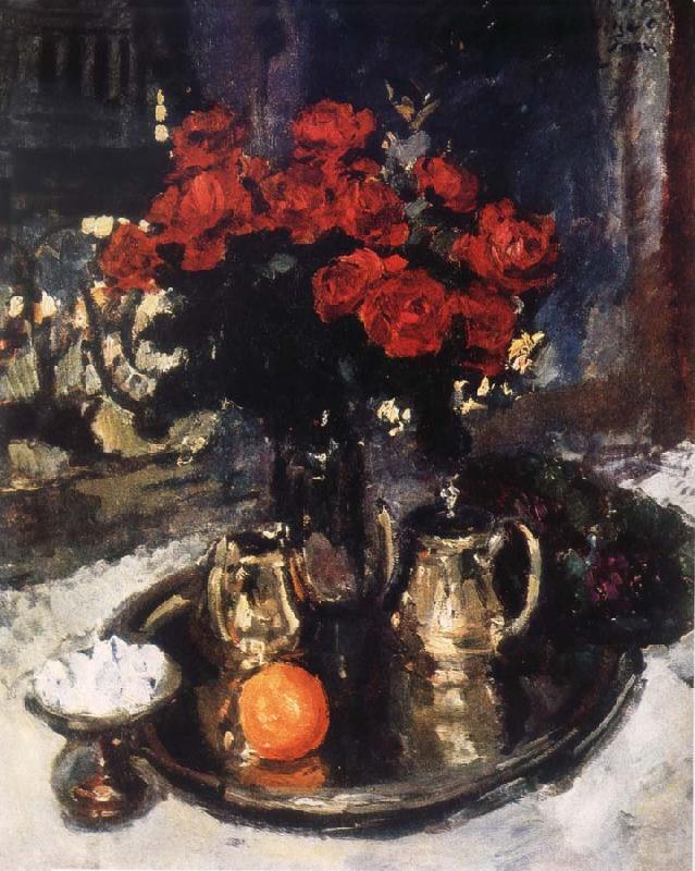 Konstantin Korovin Rose and Violet oil painting picture